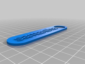 samantha keychains customized 3d print model - Mito3D