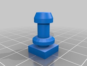 Projektor-Bildschirm-Spannung tab - Ersatz Teile clip Tabelle 3d print model - Mito3D