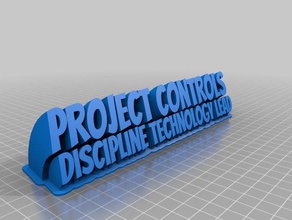 project controls office customized 3d print model - Mito3D