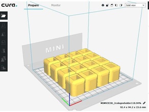 organizzatore di colonia i contenitori profumo 3d print model - Mito3D