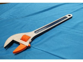 verstellbarer Schraubenschlüssel hand tools 3d print model - Mito3D