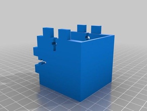 anet a8 step motor destek 3d baskı yükseltme mount eksen 3d print model - Mito3D