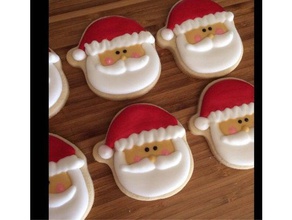 christmas cookie cutter set 3d printing tree kitchen nsfw present reindeer santa 3d print model - Mito3D