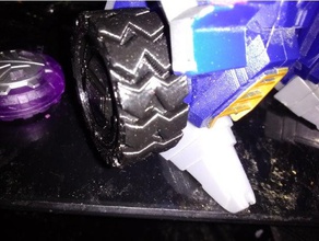 foc soundwave roue remplacement de pièces rechange jouet jeu accessoires 3d print model - Mito3D