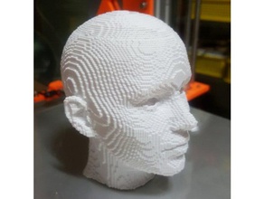 head pixel people face nsfw 3d print model - Mito3D