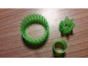 keksausstecher linzer augen cortador de galletas los hogares suministros 3d print model - Mito3D