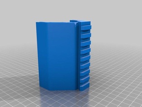 retaliator picatinny pump grip hobby nerf mount rail action 3d print model - Mito3D