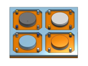 nema 17 de l'amortisseur molde 3d l'imprimante accessoires nema17 silicone 3d print model - Mito3D