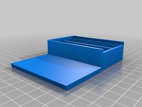 1sts divided box containers customized 3d print model - Mito3D