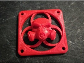 biohazard 40 mm de la tapa del ventilador 3d impresión 3d print model - Mito3D
