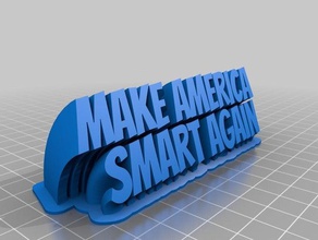 masa sweeping 2-line name plate office customized 3d print model - Mito3D