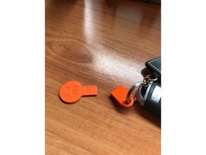 caddy-token tools Schlüssel Schlüssel-ring Schlüsselanhänger 3d print model - Mito3D