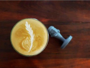 baja poli café de manipulaciones, 53mm cocina comedor barista express la herramienta nerd starwars stormtrooper 3d print model - Mito3D