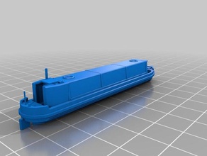 gauge 42ft narrowboat vehicles 3d print model - Mito3D