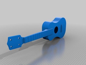 tenor ukulele music art musical instrument 3d print model - Mito3D