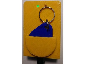 rfid-keychain holderreader - Elektronik nodemcu v2 rc522 rfid-Leser smarthome 3d print model - Mito3D