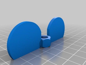 strong twalet nut parts customized 3d print model - Mito3D