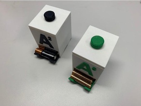 stackable battery holder lid organization 3d print model - Mito3D