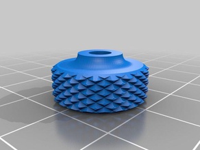 m4 pulgar de la rueda tuerca inserción partes 3d print model - Mito3D