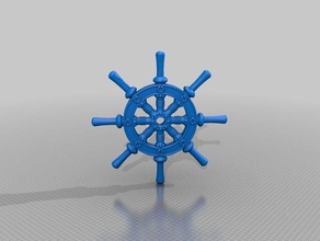 denizciler direksiyon dekor 3d print model - Mito3D