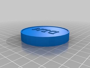 token2 coins badges customized 3d print model - Mito3D