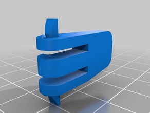 cherry keyboard leg stand clip replacement parts 3d print model - Mito3D