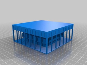 hagemyer learning resource center cpcc library buildings structures 3d print model - Mito3D