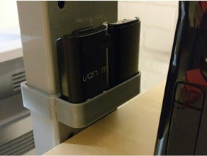 ikea jerker xbox 360 Akku-pack-Halter - Organisation Batterie Halter 3d print model - Mito3D