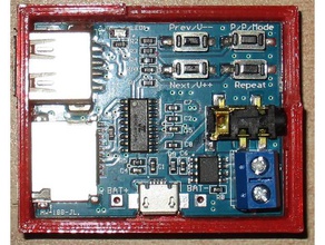 caso decodificador de mp3 la junta hw-188-jl electrónica 3d print model - Mito3D