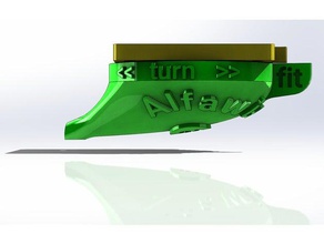 alfawise sub-20 se precisa conducto del ventilador 3d de la impresora partes 3d print model - Mito3D