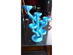 elegante candelabro decoración fuego casa la luz nsfw de sala árbol 3d print model - Mito3D