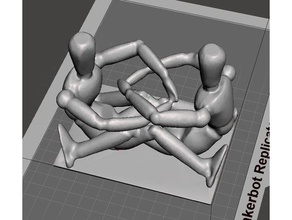 manichino nodo le scansioni repliche art di disegno umana 3d print model - Mito3D