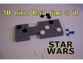 3d printed royal game ur star wars theme toys games 3d print model - Mito3D