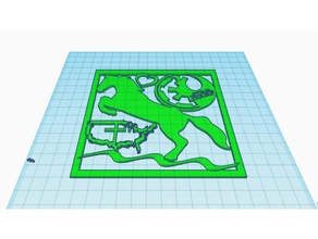 vetro colorato telaio arredamento derpy 3d print model - Mito3D