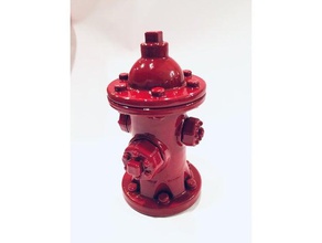 fire hydrant buildings structures diorama miniature red small 3d print model - Mito3D
