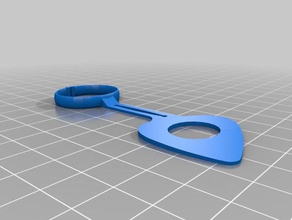 undroppable guitar pick Musik 3d print model - Mito3D