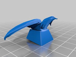wings keycaps 3d printing mechanical keyboard 3d print model - Mito3D