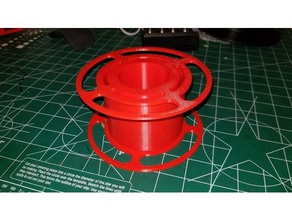 cute little filamentyarn spool 3d printer accessories 175mm filament 3mm makerbox reusable sample small 3d print model - Mito3D