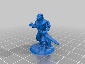 beastmaster mage frostgrave sculptures 25mm 28mm dungeons dragons gaming miniatures miniature pathfinder rpg tabletop 3d print model - Mito3D
