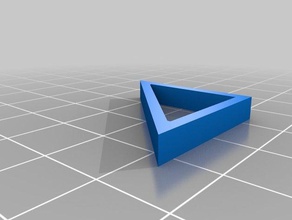 trapunta triangolo modello v2 3d stampa 3d print model - Mito3D