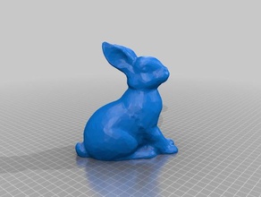 il coniglio le scansioni repliche bunny 3d print model - Mito3D