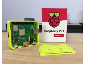 raspberry pi 3+ cas de l'électronique 3 un+ enceinte 3d print model - Mito3D