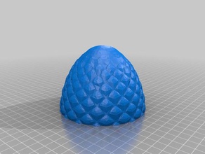 kırık ejderha yumurtası sanat yumurta 3d print model - Mito3D