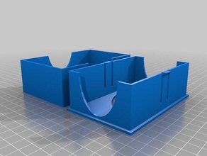 la casa de anubis, caja tarjeta juegos personalizado 3d print model - Mito3D