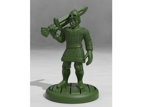 nordic warrior toy game accessories dd dnd dungeons dragons figure miniature miniatures norse tabletop viking wargaming 3d print model - Mito3D