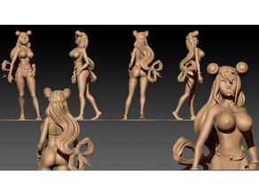 rana boku 3d la stampa anime personaggio di figura ragazza 3d print model - Mito3D