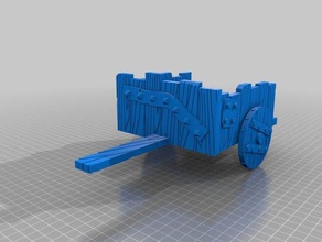 ogre wagon jouet jeu accessoires panier char les rois de la guerre orc wargame warhammer 3d print model - Mito3D