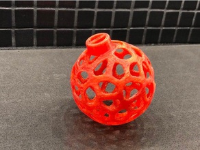 voronoi enfeite de natal decoração bola festiva nsfw 3d print model - Mito3D