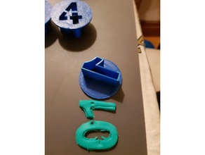 número de cortador plastilina matemáticas la educación juguete educativo los niños números play-doh 3d print model - Mito3D
