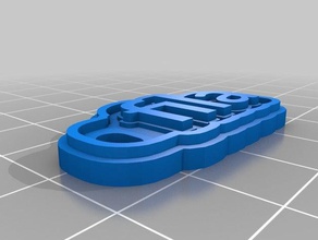 ylan lange keychains customized 3d print model - Mito3D